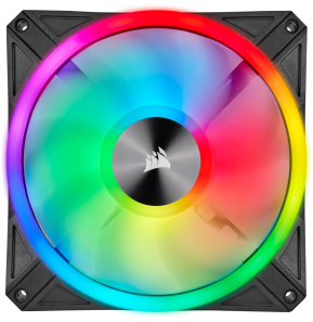 Kit de deux ventilateurs de Boitier Corsair QL140 RGB 140 mm avec Lighting Node CORE (CO-9050100-WW)