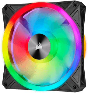 Kit de deux ventilateurs de Boitier Corsair QL140 RGB 140 mm avec Lighting Node CORE (CO-9050100-WW) — image 5