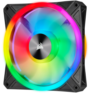 Kit de deux ventilateurs de Boitier Corsair QL140 RGB 140 mm avec Lighting Node CORE (CO-9050100-WW)