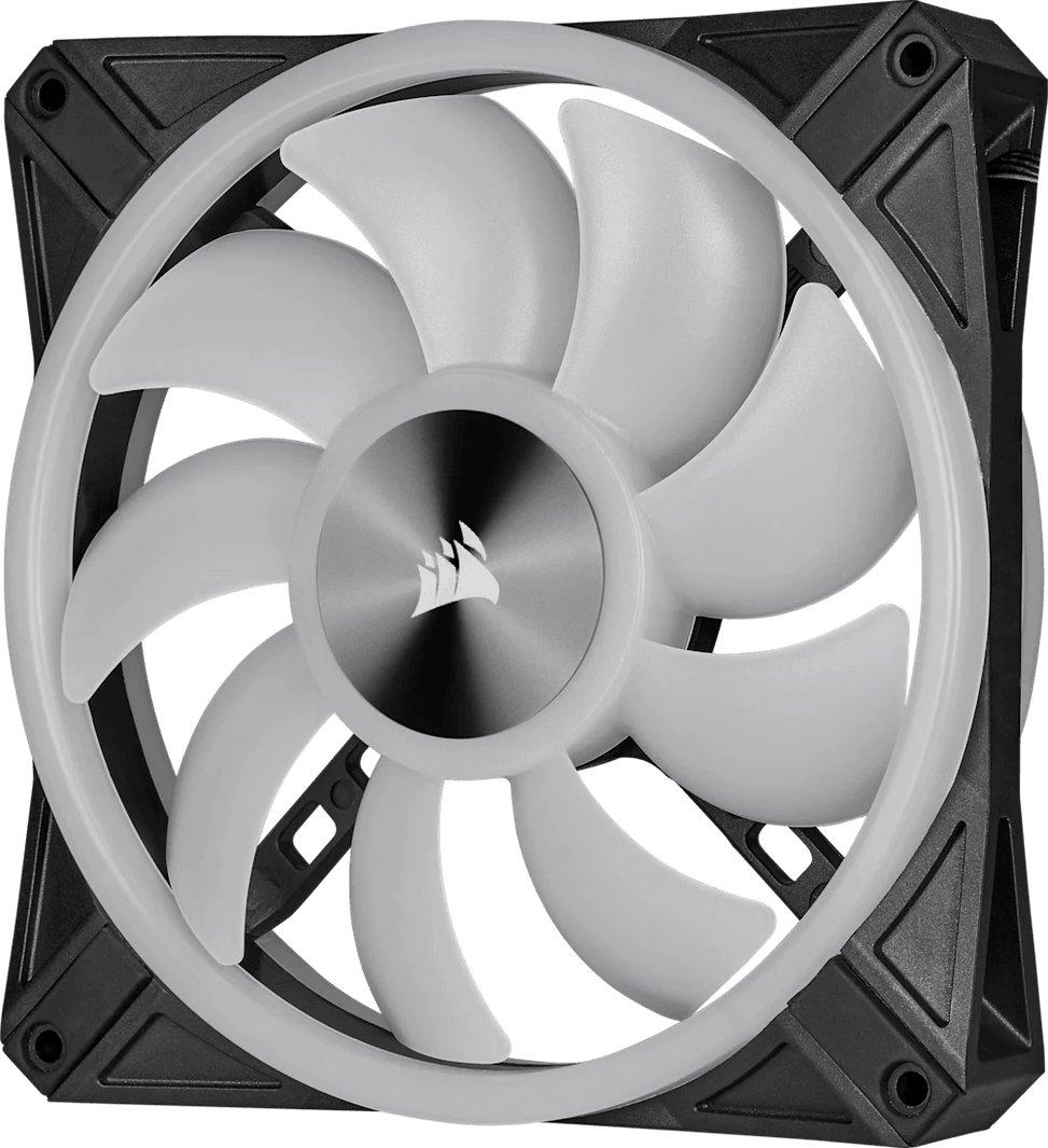 Kit de deux ventilateurs de Boitier Corsair QL140 RGB 140 mm avec Lighting Node CORE (CO-9050100-WW) — image 9