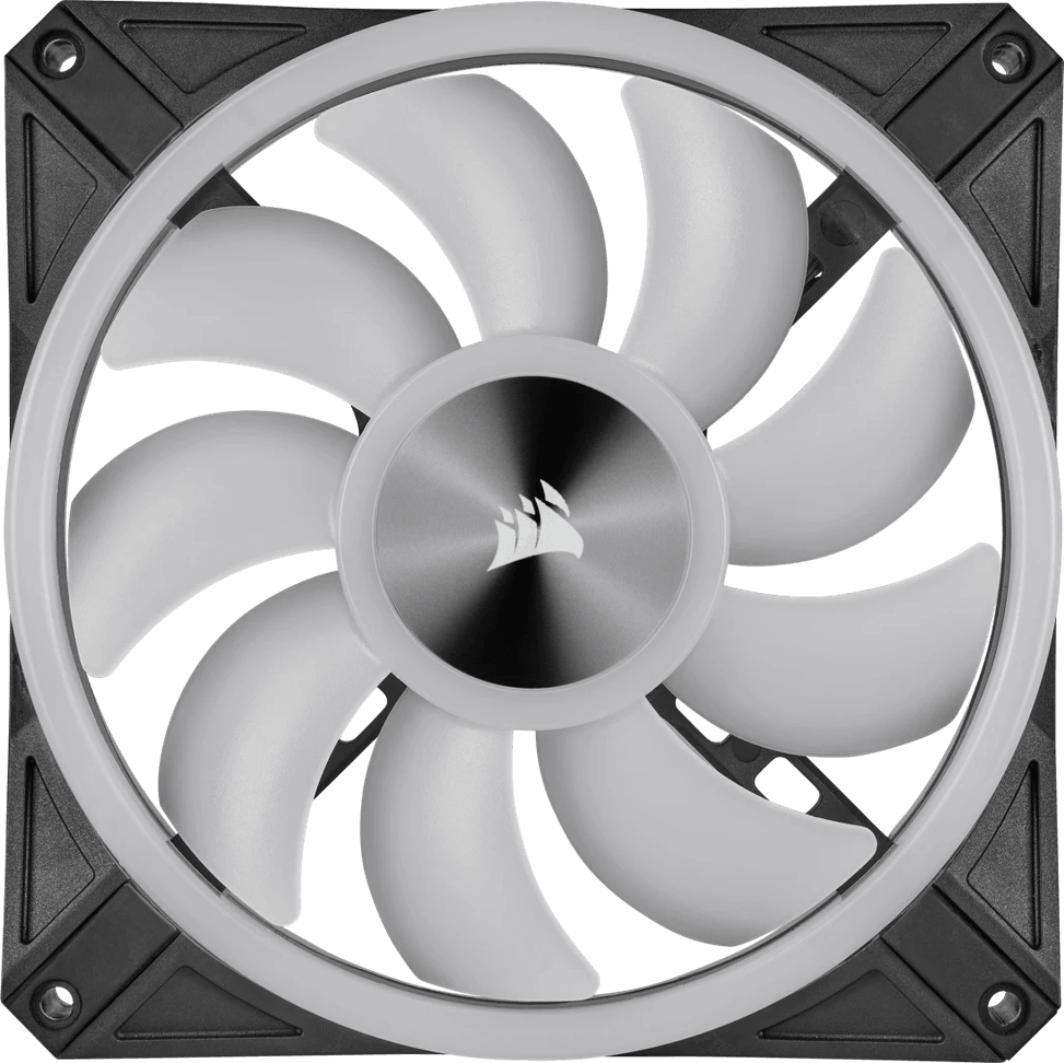 Kit de deux ventilateurs de Boitier Corsair QL140 RGB 140 mm avec Lighting Node CORE (CO-9050100-WW) — image 7