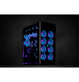 Kit de deux ventilateurs de Boitier Corsair QL140 RGB 140 mm avec Lighting Node CORE (CO-9050100-WW)