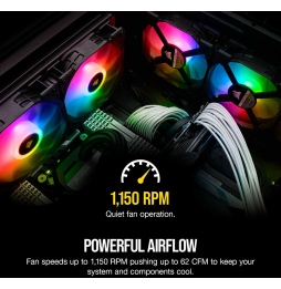 Kit de deux ventilateurs de Boitier Corsair SP140 RGB Pro 140 mm avec Lighting Node CORE (CO-9050096-WW)