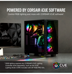 Kit de deux ventilateurs de Boitier Corsair SP140 RGB Pro 140 mm avec Lighting Node CORE (CO-9050096-WW)