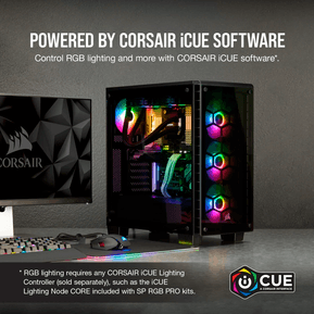 Kit de deux ventilateurs de Boitier Corsair SP140 RGB Pro 140 mm avec Lighting Node CORE (CO-9050096-WW) — image 5