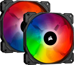 Kit de deux ventilateurs de Boitier Corsair SP140 RGB Pro 140 mm avec Lighting Node CORE (CO-9050096-WW)