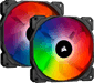 Kit de deux ventilateurs de Boitier Corsair SP140 RGB Pro 140 mm avec Lighting Node CORE (CO-9050096-WW)