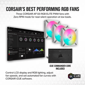 Refroidisseur Liquide Corsair iCue H150i Elite pour processeur à écran (CW-9060077-WW Blanc) — image 7