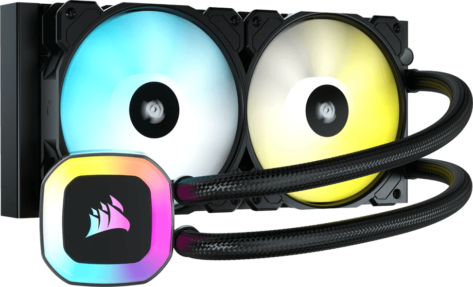 Refroidisseur Liquide Corsair CPU H100 RGB 240mm (CW-9060053-WW) — image 1