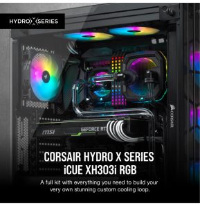 Kit de Refroidissement Corsair Hydro X Series iCUE XH303i RGB (CX-9070004-WW)
