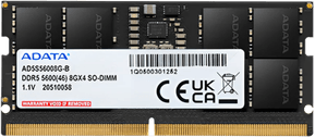 Barrette mémoire ADATA SO-DIMM 8GB DDR5-5600MHz - PC Portable (AD5S56008G-S)