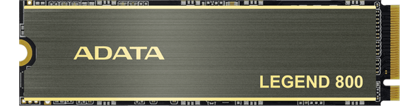 Disque Dur interne SSD ADATA LEGEND 800 GOLD PCIe Gen4 x4 M.2 2280 - 500 Go (ALEG-800-500GCS)
