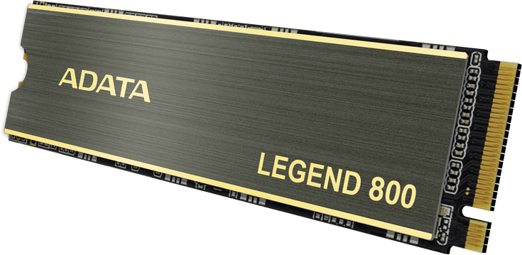 Disque Dur interne SSD ADATA LEGEND 800 GOLD PCIe Gen4 x4 M.2 2280 - 500 Go (ALEG-800-500GCS) — image 2