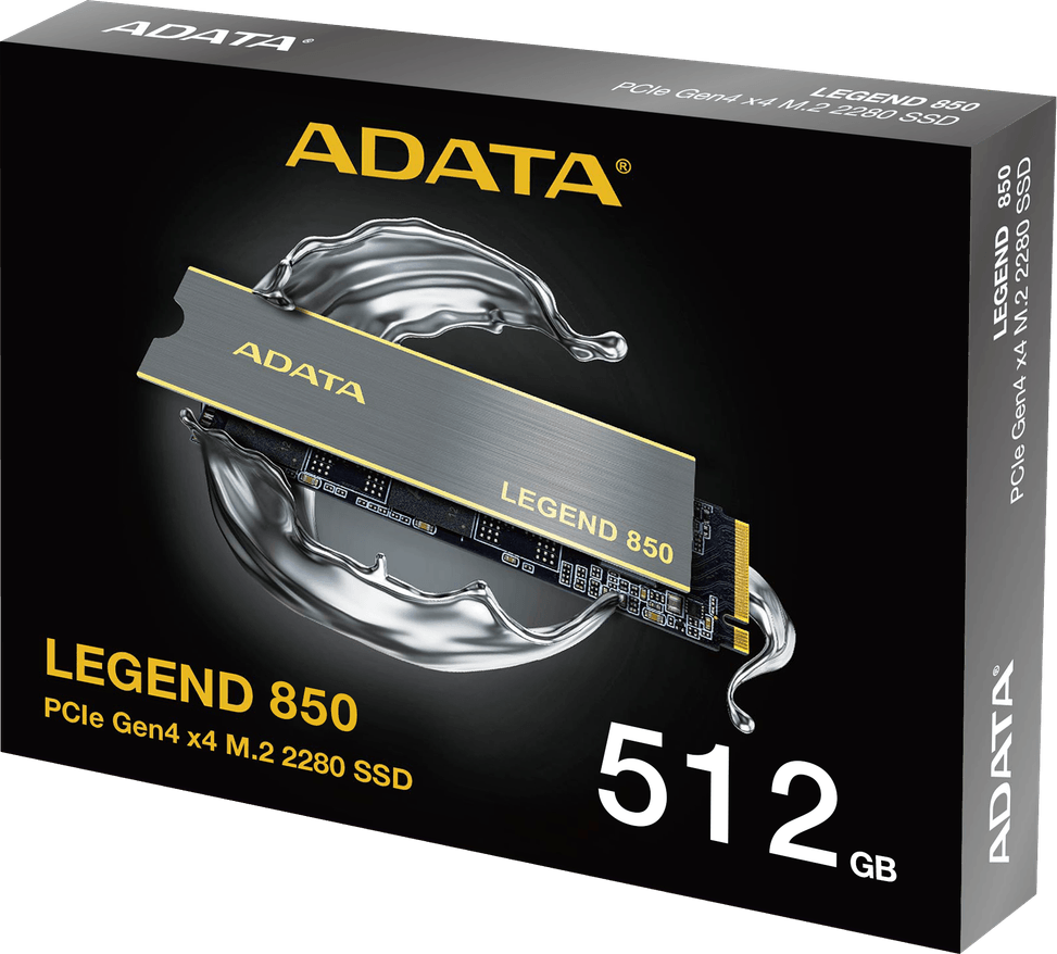 Disque Dur interne SSD ADATA LEGEND 850 PCIe Gen4 x4 M.2 2280 - 500 Go (ALEG-850-512GCS) — image 3