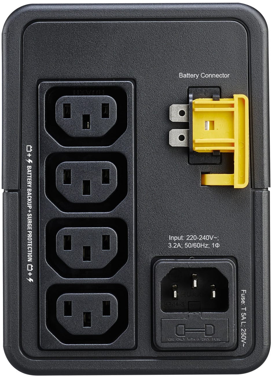 جهاز UPS تفاعلي خطي (Line-interactive) APC Easy-UPS BVX700LUI - 360 W / 700 VA - 4 مقابس C13 — صورة 2