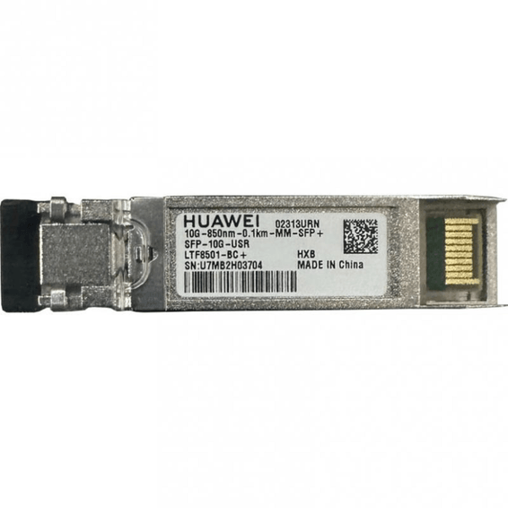 Émetteur-récepteur Huawei Optical SFP+, 10GE Multi-mode Module - 850nm,0.1km,LC (02313URN)