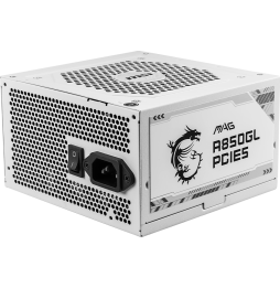 Bloc alimentation MSI MAG A850GL PCIE5 WHITE (306-7ZP8A24-CE0)