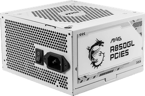 Bloc alimentation MSI MAG A850GL PCIE5 WHITE (306-7ZP8A24-CE0) — image 3