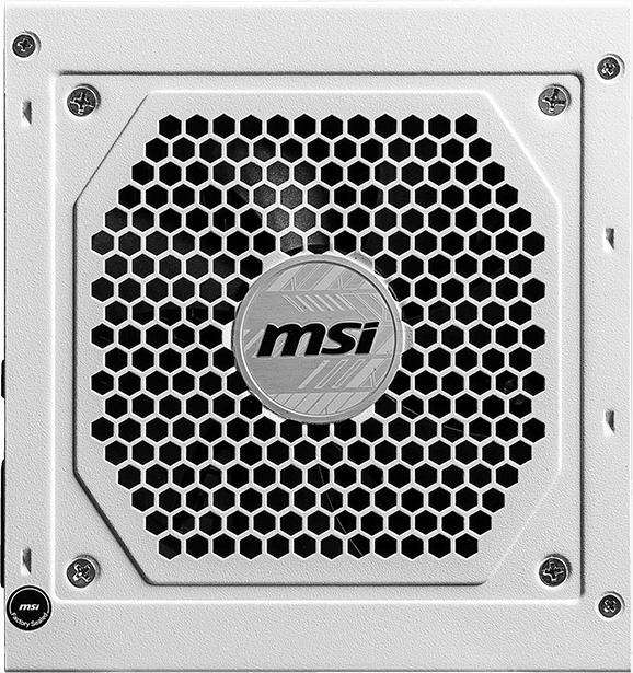 Bloc alimentation MSI MAG A850GL PCIE5 WHITE (306-7ZP8A24-CE0) — image 4