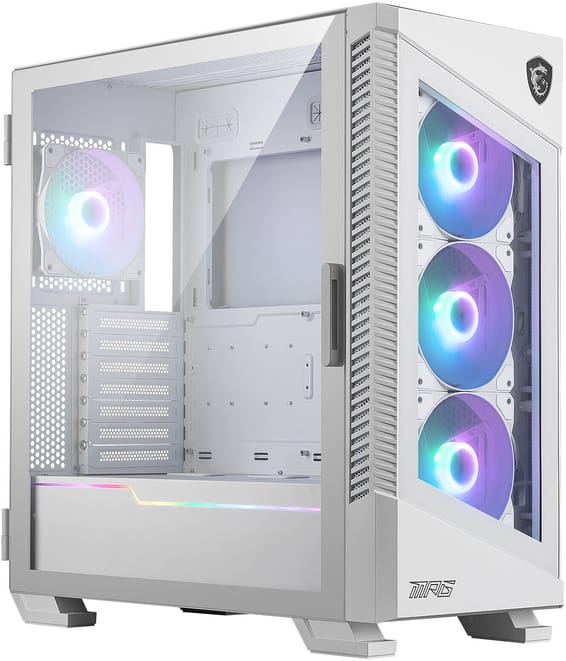 Boîtier PC Gaming MSI MPG VELOX 100R WHITE (306-7G18W22-809)