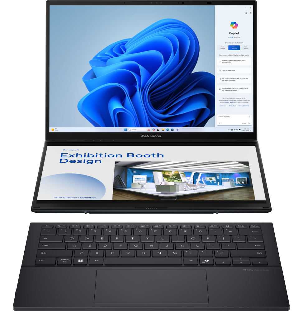 Ordinateur portable Asus Zenbook Duo (UX8406CA-PZ043W)