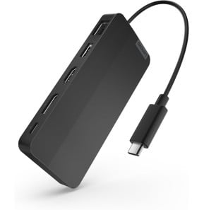 Station d'accueil de voyage Lenovo USB-C pour deux écrans - avec adaptateur (40B90100EU)