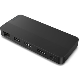 Station d'accueil de voyage Lenovo USB-C pour deux écrans - avec adaptateur (40B90100EU)
