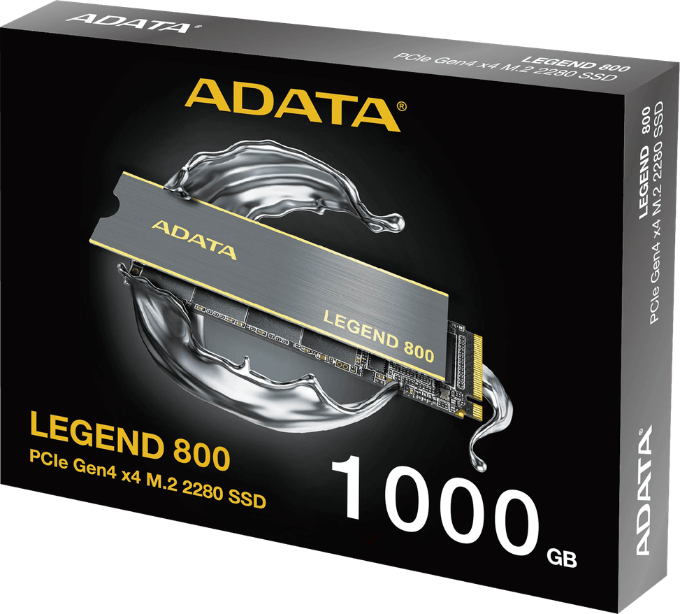 Disque Dur interne SSD ADATA LEGEND 800 GOLD PCIe Gen4 x4 M.2 2280 - 1To (ALEG-800-1000GCS) — image 5