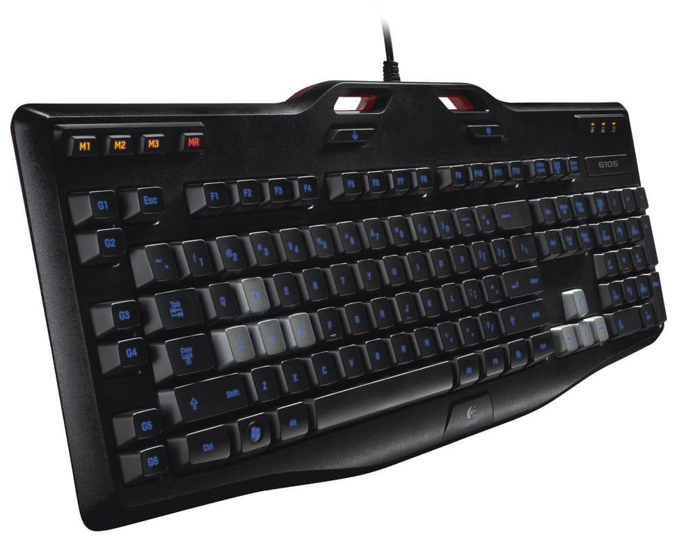 Clavier Logitech Gaming Keyboard G105 - avec rétro-éclairage LED (AZERTY Français) — image 2