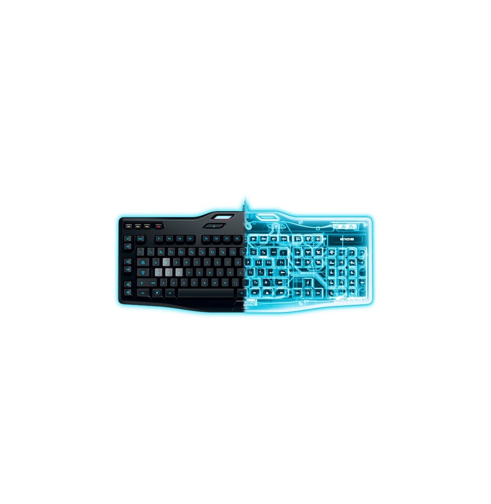 Clavier Logitech Gaming Keyboard G105 - avec rétro-éclairage LED (AZERTY Français)