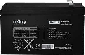 Batterie Onduleur nJoy GP07122F (BTVACGUOBTG2FCW) — image 2