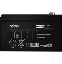 Batterie Onduleur nJoy GP07122F (BTVACGUOBTG2FCW)