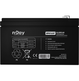 Batterie Onduleur nJoy GP07122F (BTVACGUOBTG2FCW)
