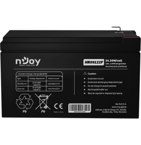 Batterie Onduleur nJoy HR09122F (BTVACIUOCTD2FBT)