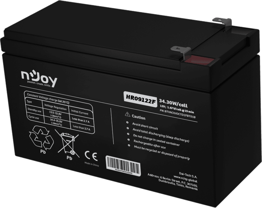 Batterie Onduleur nJoy HR09122F (BTVACIUOCTD2FBT) — image 3