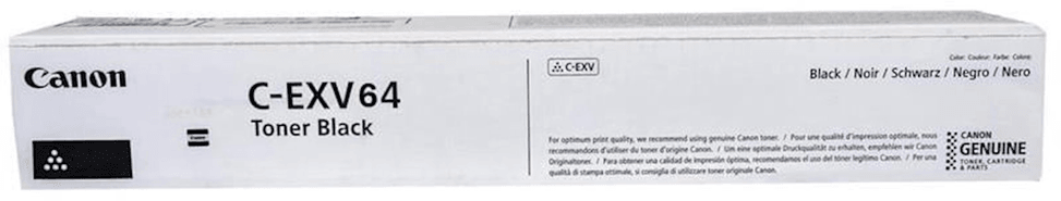 Canon C-EXV 64 Original Black Toner Cartridge, 1 Piece (5753C002) — image 1