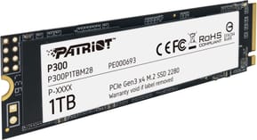 Disque Dur interne SSD Patriot P300 M.2 2280 PCIe Gen3 x4 NVMe 1 To (P300P1TBM28) — image 2