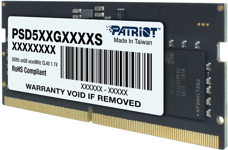 Barrette mémoire Patriot signature line 16GB SO-DIMM DDR5 5600 MHz CL46 - Pc Portable (PSD516G560081S) — image 3
