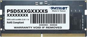 Barrette mémoire Patriot signature line 32GB SO-DIMM DDR5 5600 MHz CL46 - Pc Portable (PSD532G56002S)