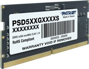 Barrette mémoire Patriot signature line 32GB SO-DIMM DDR5 5600 MHz CL46 - Pc Portable (PSD532G56002S) — image 2