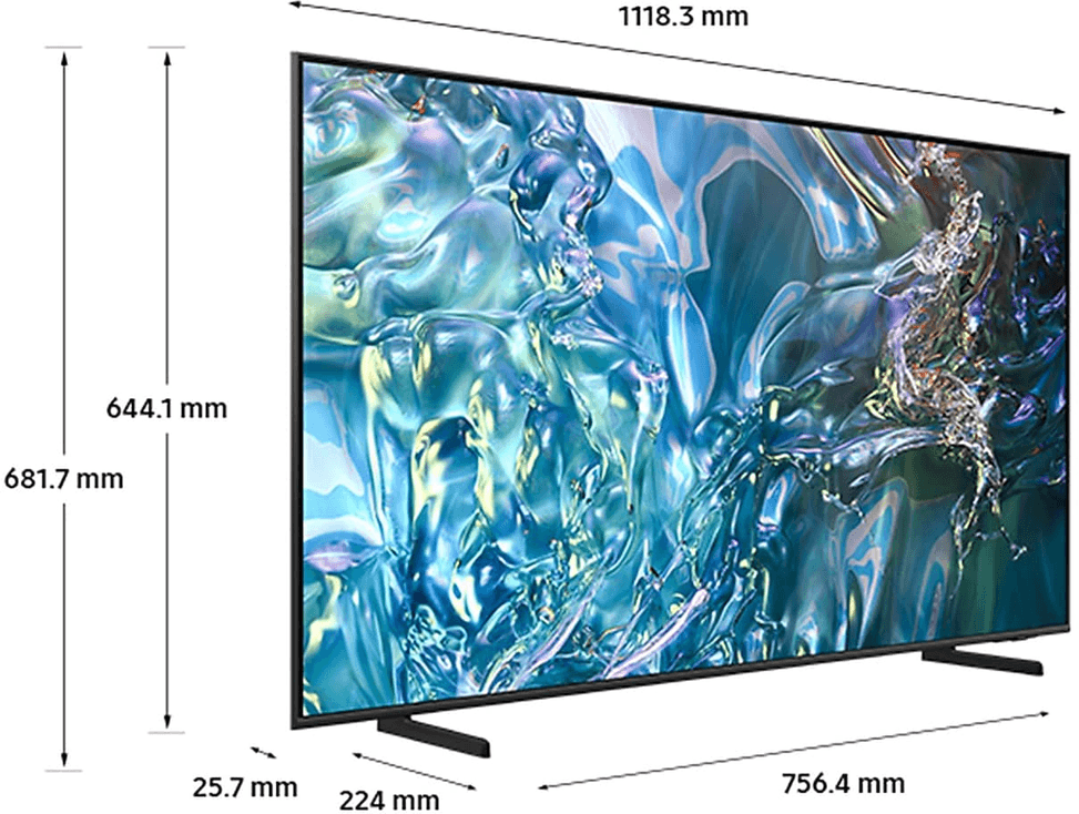 Téléviseur Samsung 50" QLED Q60D UHD 4K serie 6 + Récepteur intégré (QA50Q60DAUXMV) — image 4