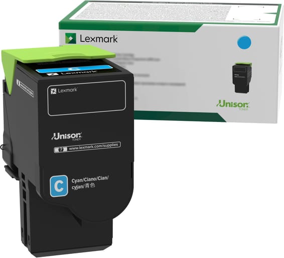 Lexmark CS632, CX635 Cartouche de toner Original Cyan (75M5XC0)