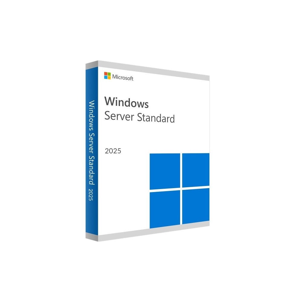 Microsoft Windows Server Standard 2025 64Bit - 1package DSP 16 cœurs - Français (EP2-25188)