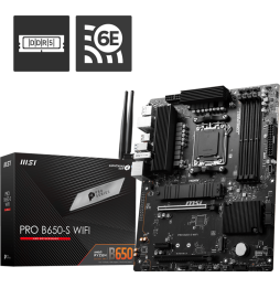 Carte Mère Intel MSI PRO B650-S WIFI - DDR5 (911-7E26-019)