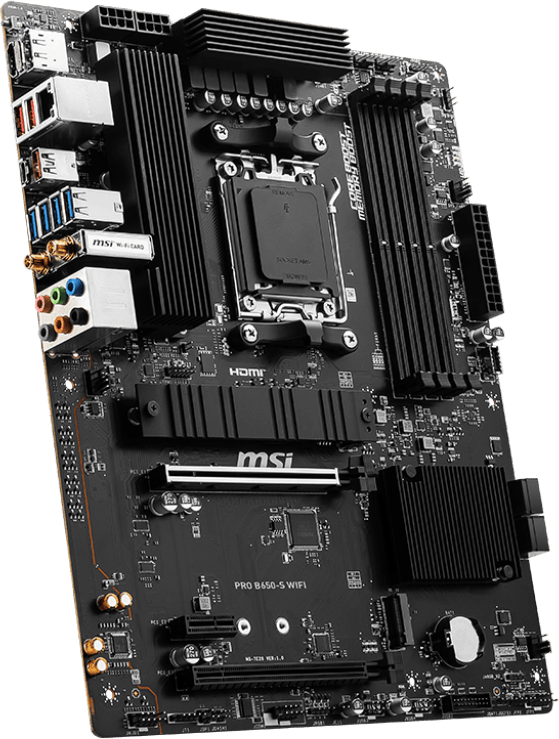 Carte Mère Intel MSI PRO B650-S WIFI - DDR5 (911-7E26-019) — image 2