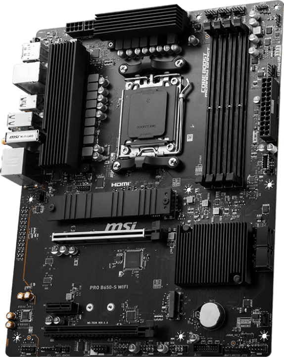 Carte Mère Intel MSI PRO B650-S WIFI - DDR5 (911-7E26-019) — image 4
