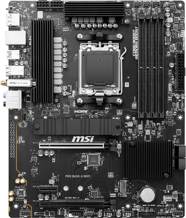 Carte Mère Intel MSI PRO B650-S WIFI - DDR5 (911-7E26-019) — image 3