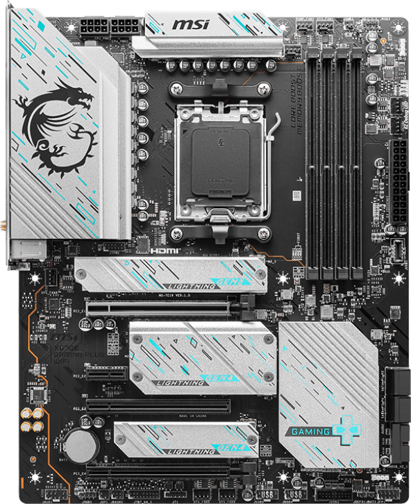Carte Mère MSI AMD X670E GAMING PLUS WIFI 6E - DDR5 (911-7E16-007) — image 2