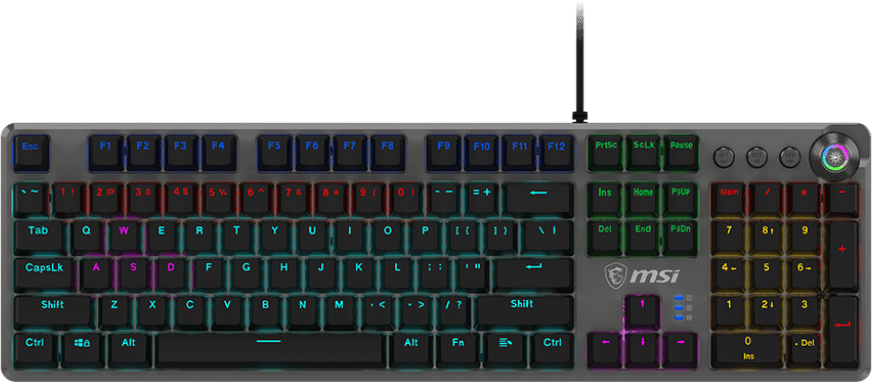 Clavier gaming rétroéclairé mécanique MSI FORGE GK310 RED - AZERTY (OS1-8ZA8015-000) — image 2