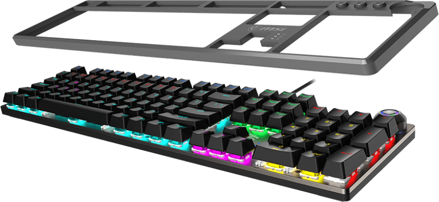 Clavier gaming rétroéclairé mécanique MSI FORGE GK310 RED - AZERTY (OS1-8ZA8015-000) — image 5